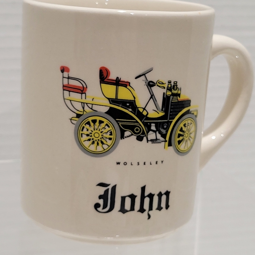 Mr Mugz Personalized John ceramic Mug Cup Made In England Hot Or Cold